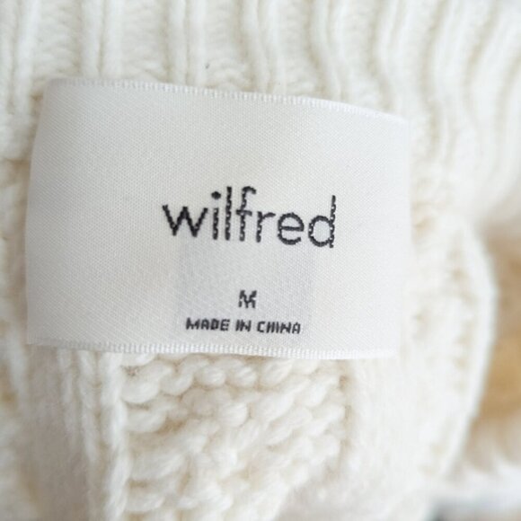 WILFRED Sprinkles Cardigan Sweater Wool Pom Pom Alps Aritiza M - Picture 12 of 12
